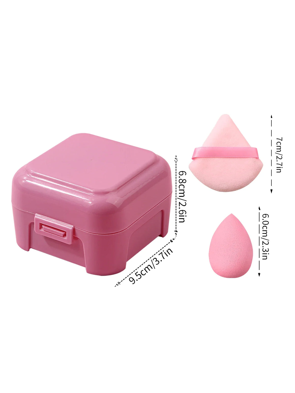 4-Piece Makeup Sponge Set – Foundation & Powder Puffs | Nixie