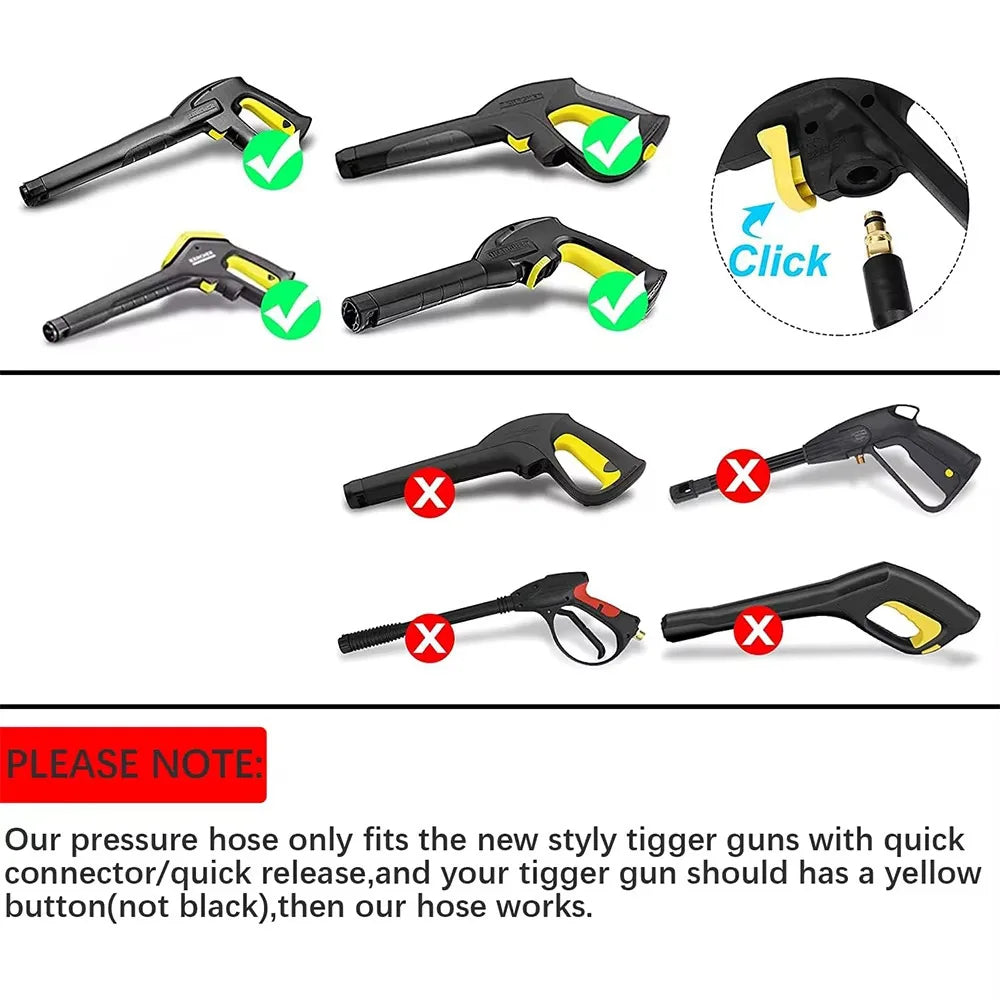 Karcher K2–K7 High Pressure Washer Hose | Quick Connect
