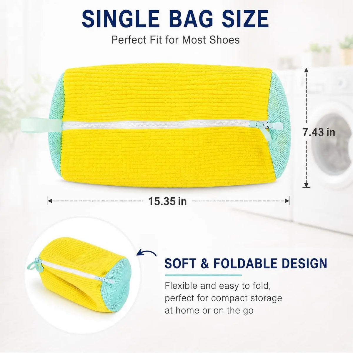 Shoe Washing Bag – Durable Mesh Laundry Bag for Sneakers