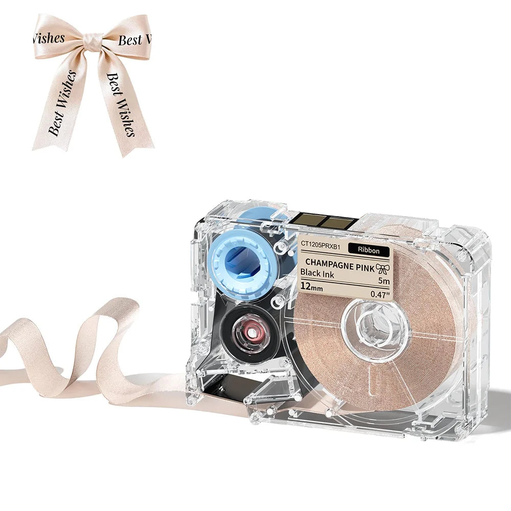 Phomemo A30 P15 Satin Fabric Ribbon Cartridges 12mm DIY Crafts