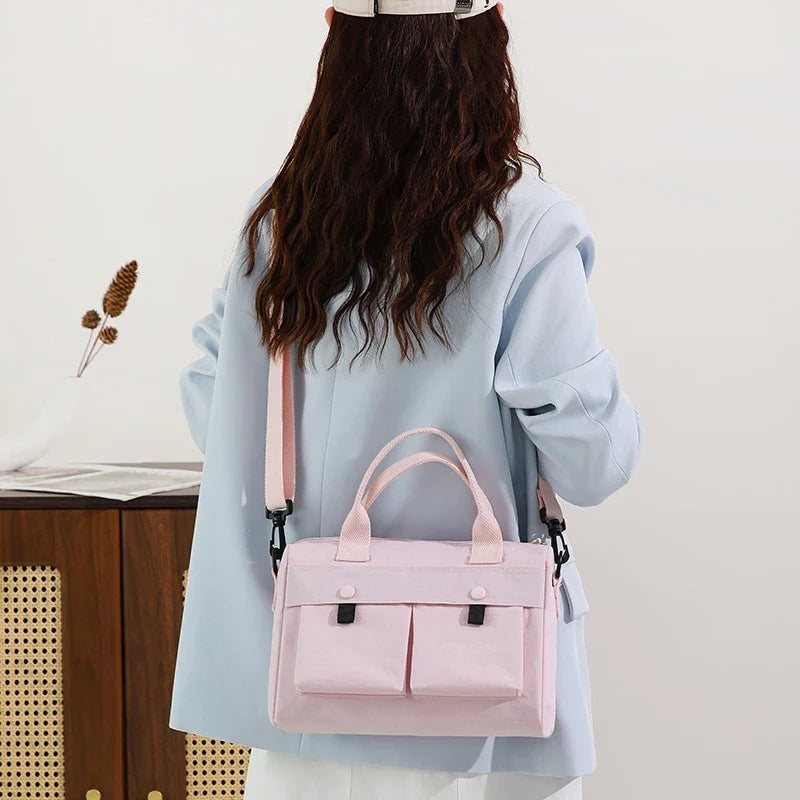 Korean Style Large Tote Crossbody Shoulder Bag – Unisex