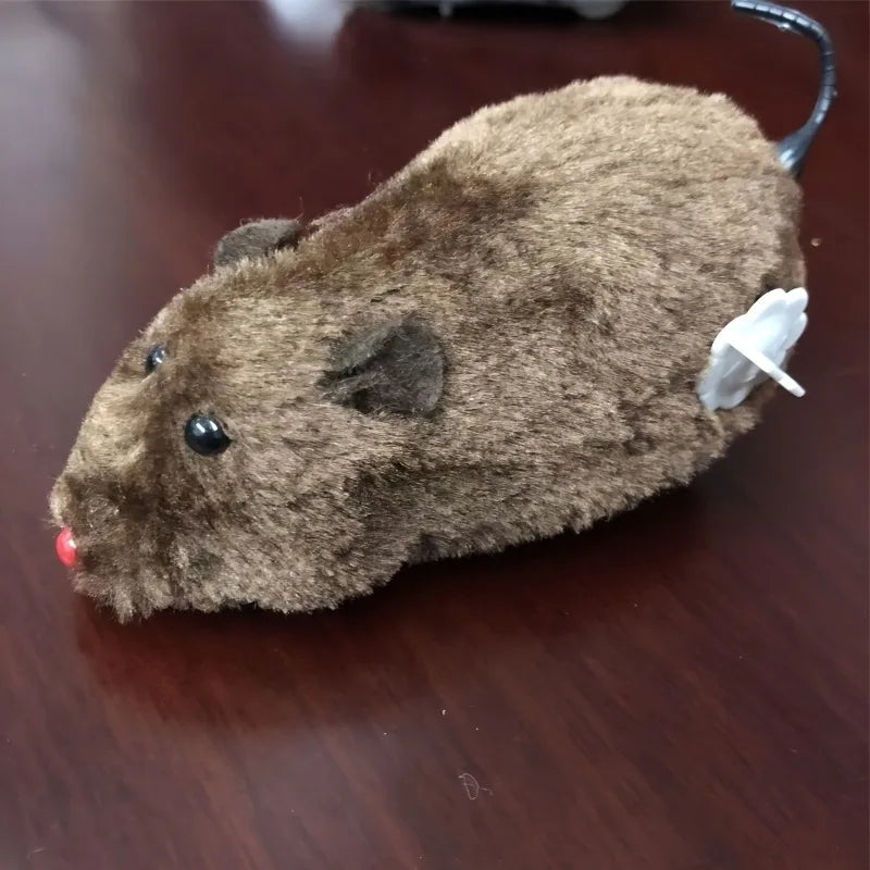 Lifelike Plush Mouse Toy for Cats, Dogs & Kids – Random Color