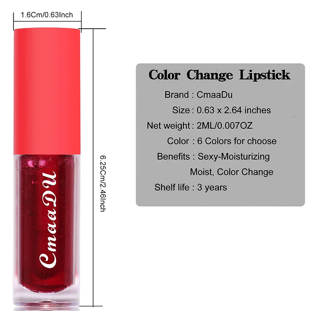 CmaaDu Cherry Hydrating Lip Gloss – Waterproof Red Lip Glaze