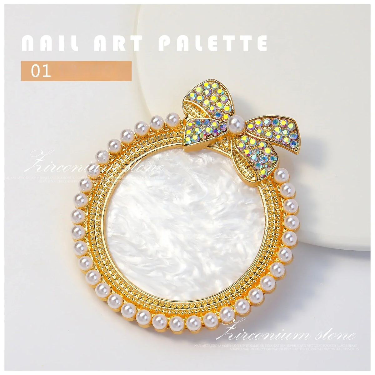 Resin Art Nail Gel Color Palette & Makeup Display Board
