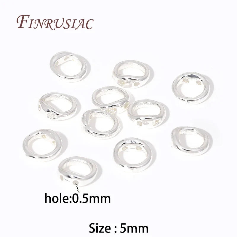 18K Gold Plated Crimp Beads & End Connectors – 4mm Findings