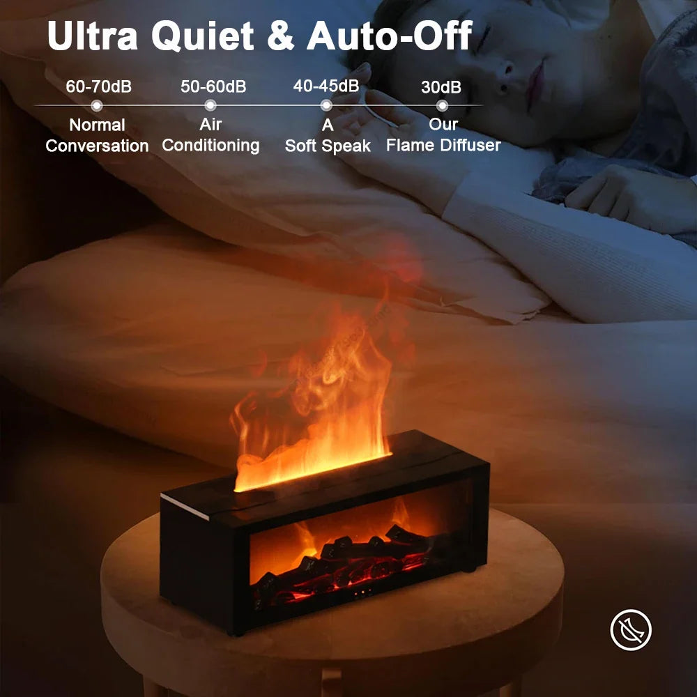 Flame Essential Oil Diffuser & Humidifier | RGB Light