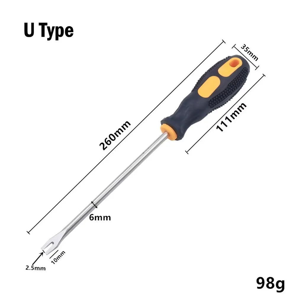 UV Type Nail Puller 260mm Chrome-Vanadium Steel Pry Tool