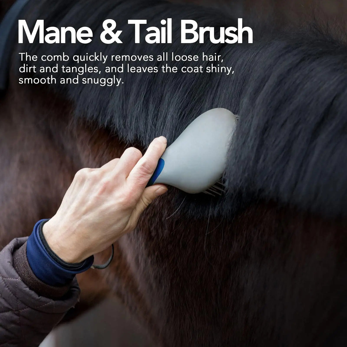 Professional Horse Mane & Tail Grooming Brush | Pearl Comb