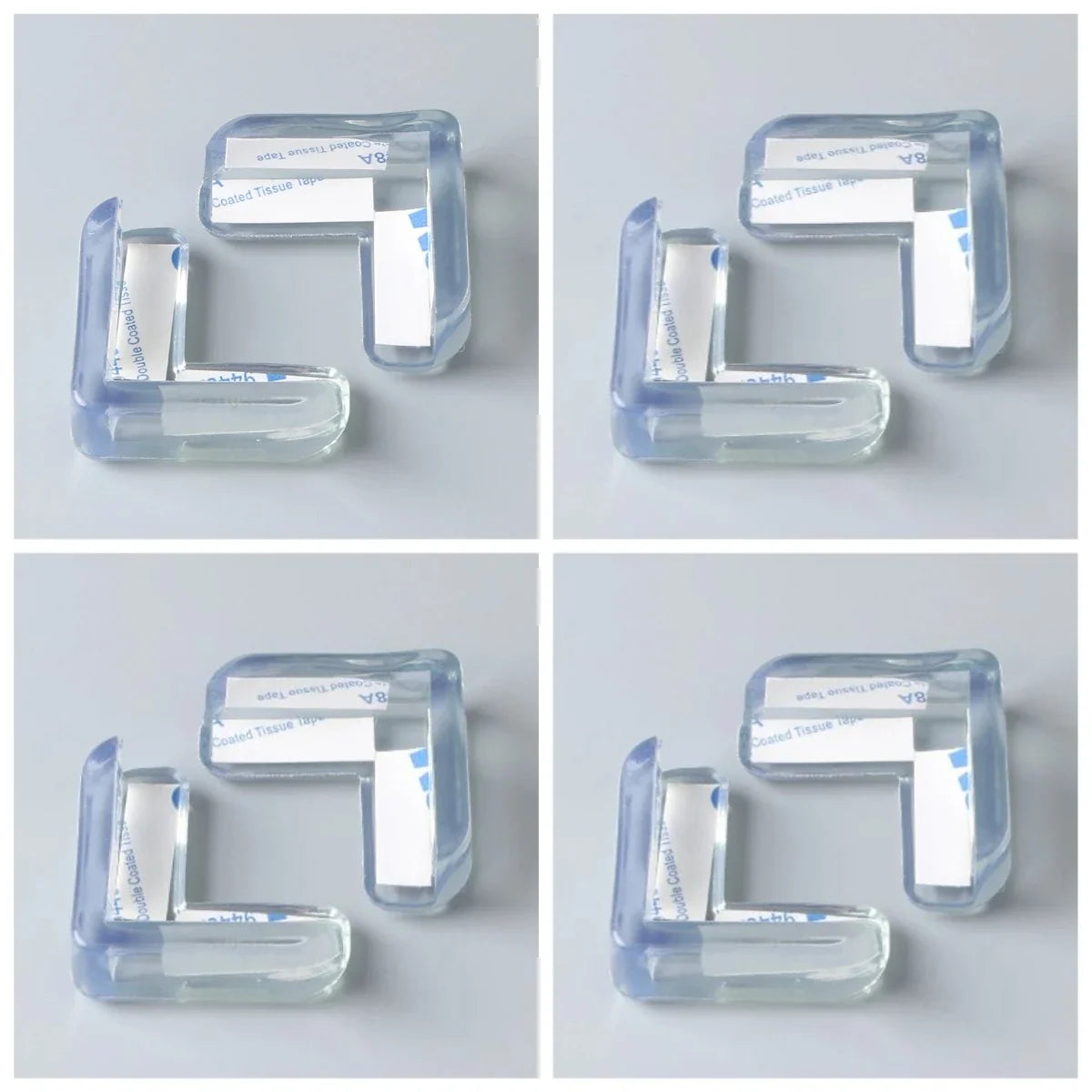 Transparent Silicone Corner Guards – Furniture Edge Bumpers
