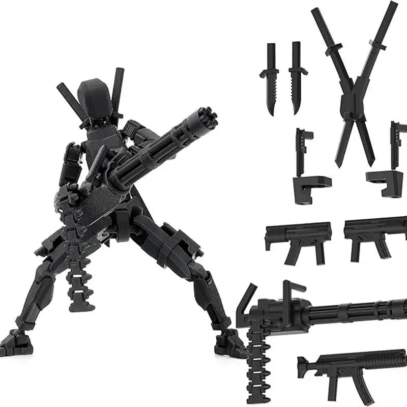 T13 Titan 13 Robot Action Figure – 3D Printed Collectible