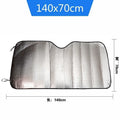 140x70CM Car Windshield Sun Shade – UV & Snow Cover Visor