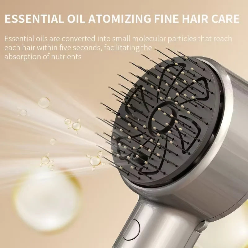 Red Light Electric Scalp Massage Comb & Oil Applicator