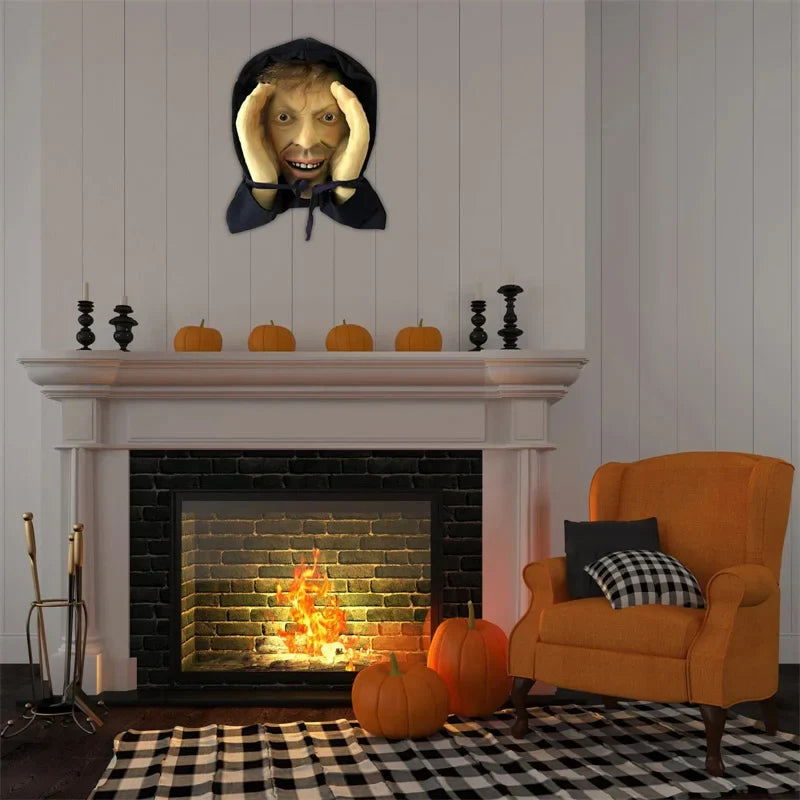 Scary Peeper Halloween Window Sticker – Spooky Prank Decal