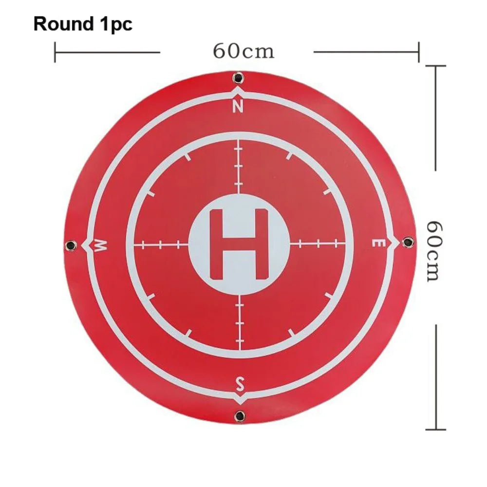 Foldable Drone Landing Pad 60cm – Waterproof with Ground Nails