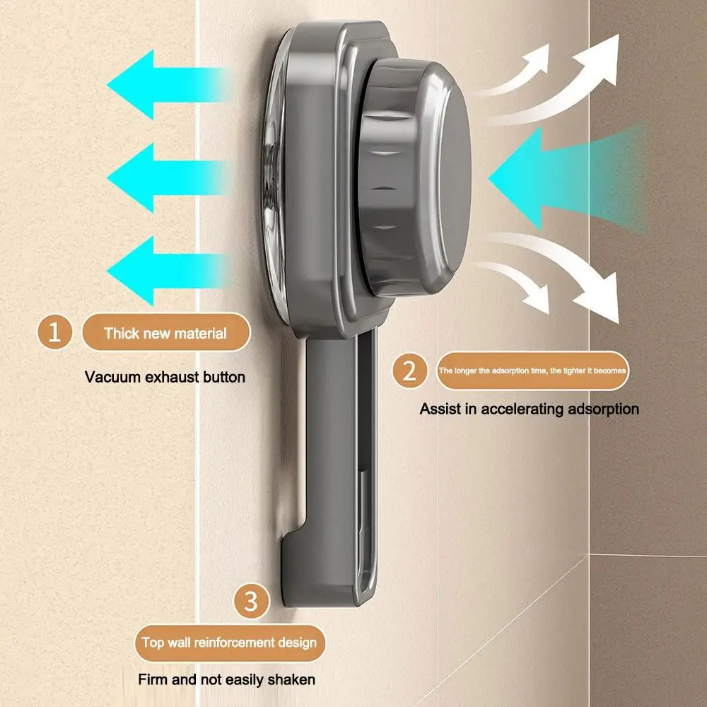 Suction Cup Pot Lid Holder – Wall Mount Storage Rack