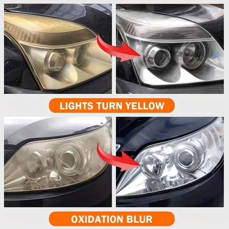 Car Headlight Restoration Polish Cream – Remove Oxidation