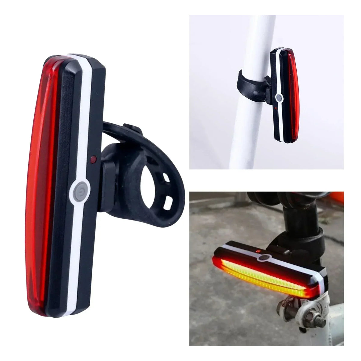 BUCKLOS USB Rechargeable Bike Tail Light – IPX6 Waterproof