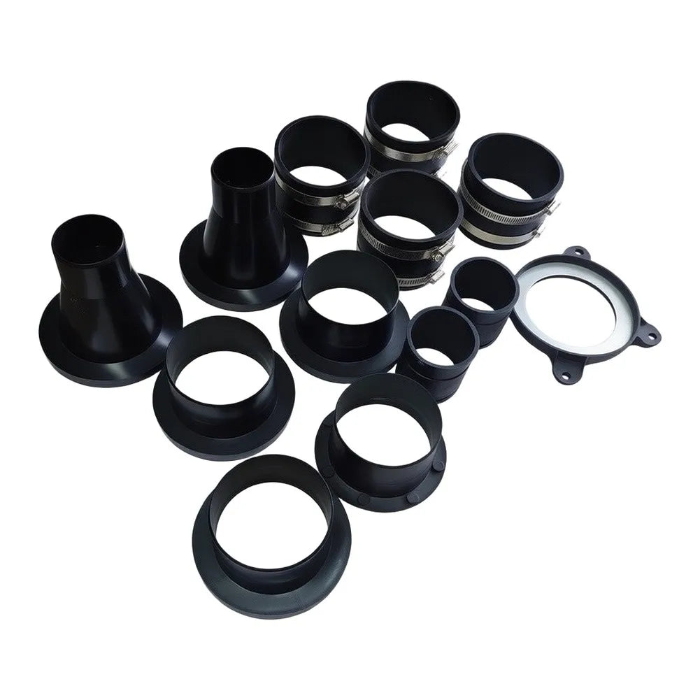 13pc Magnetic Quick-Connect Dust Collection System | 100mm