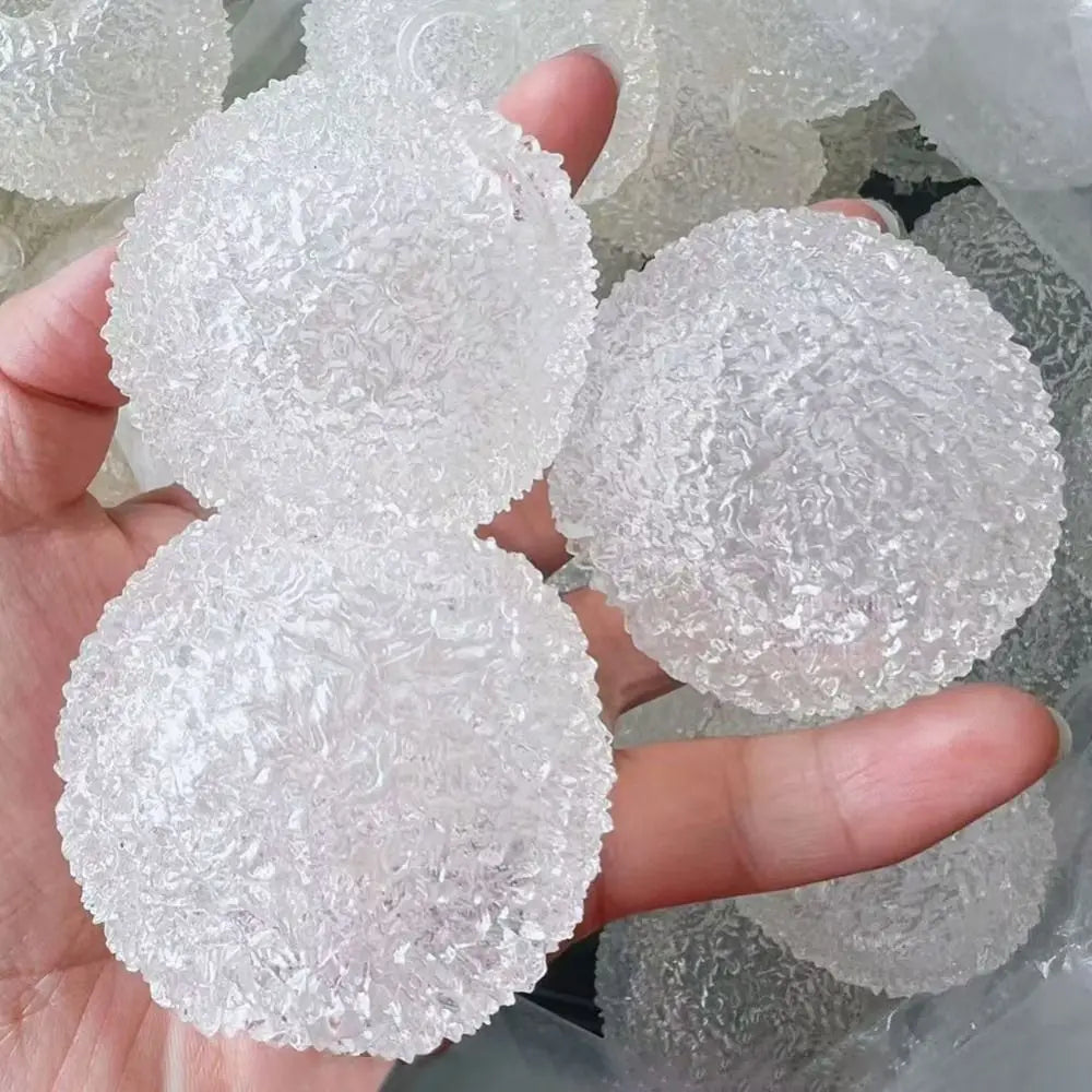 Transparent DIY Squeeze Ball Shell Fidget Toy with Lid – 2 Sizes