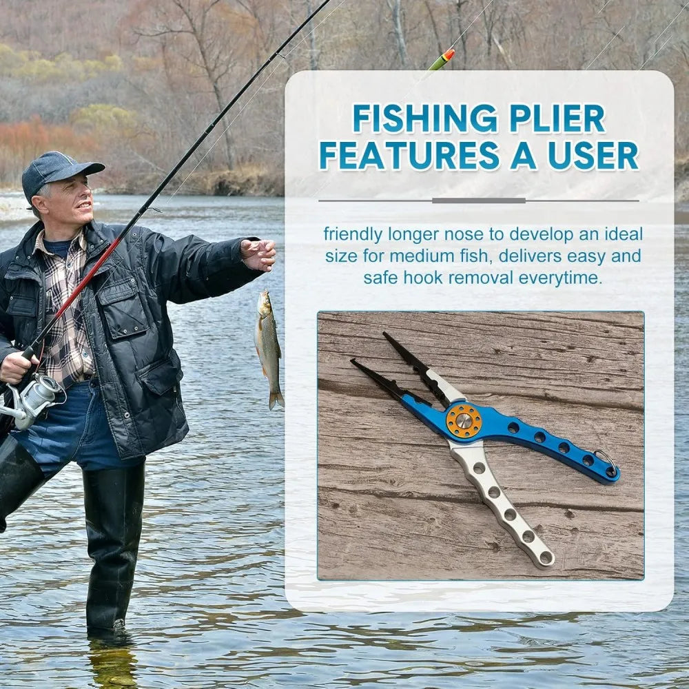 Aluminum Fishing Pliers Multifunctional Tool Set | Nixie