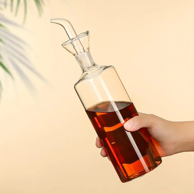 Borosilicate Glass Olive Oil Dispenser – Non-Drip & Leak Proof