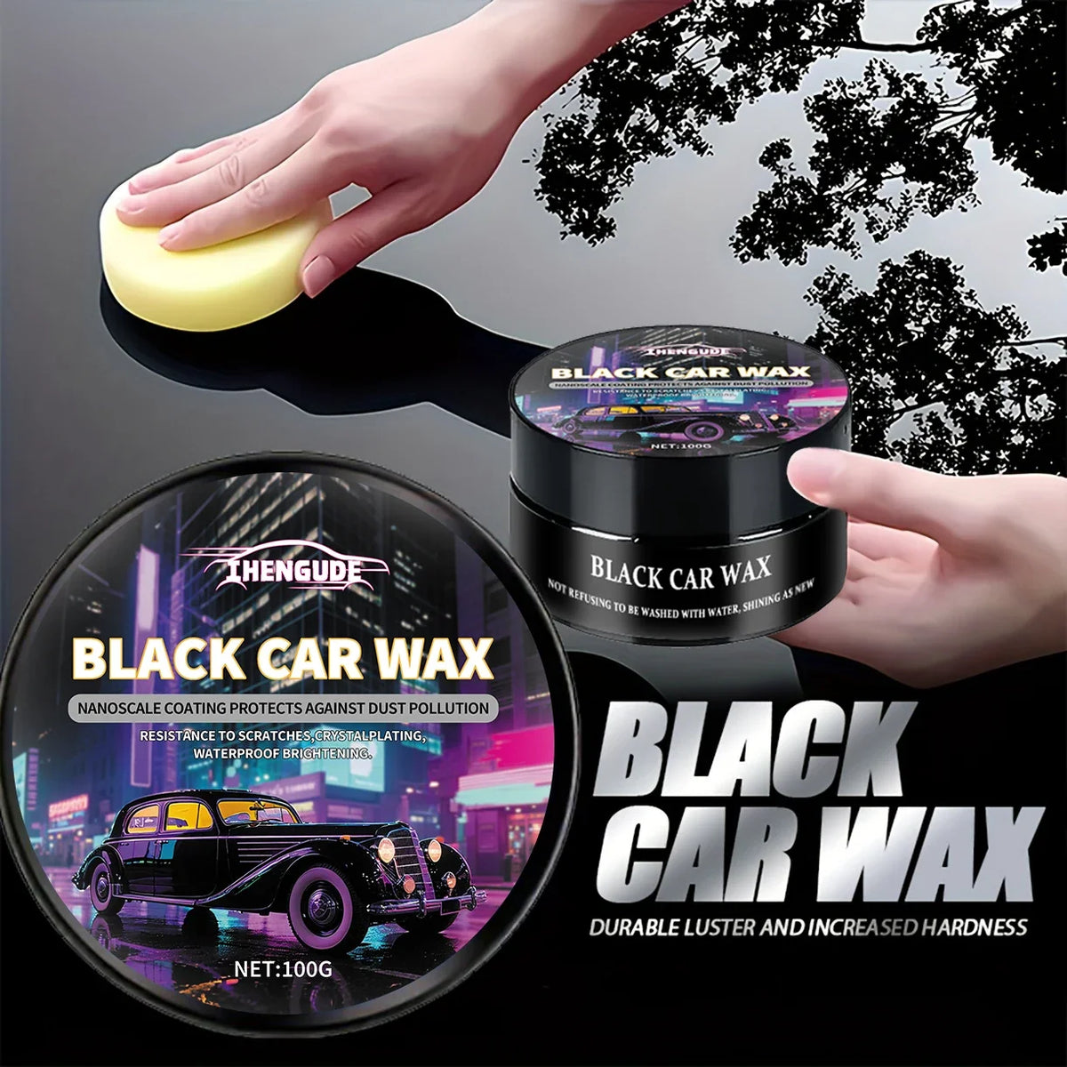 Titanium Ceramic Car Wax Paste – Polish, Protect & Shine