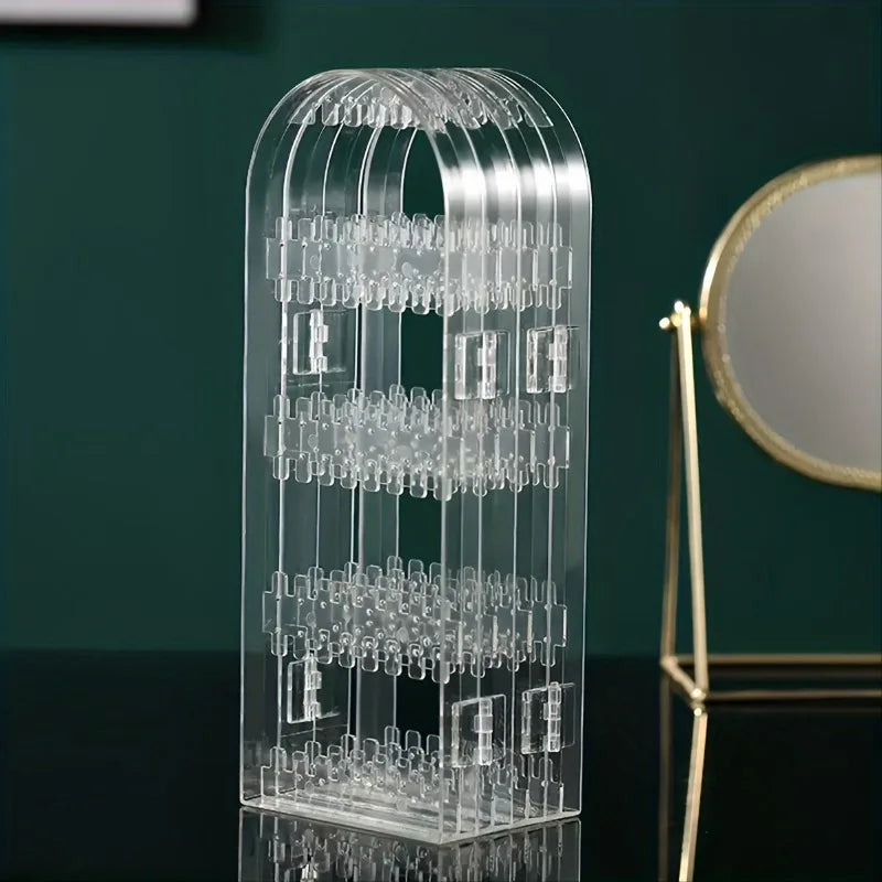240-Slot Clear Earring Organizer – Jewelry Display Stand