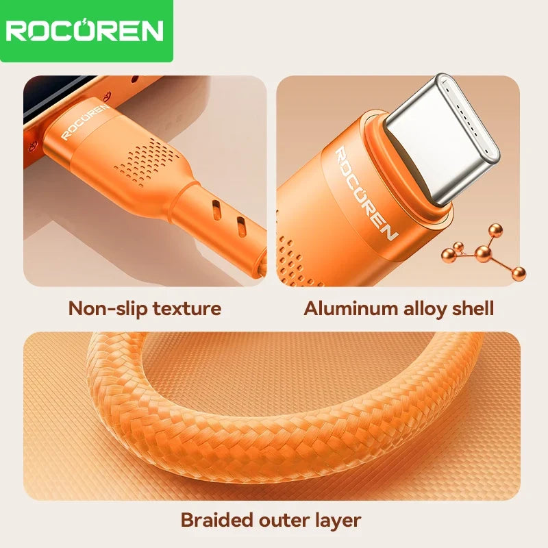 Rocoren 60W USB-C to USB-C Fast Charging Cable 1m/2m