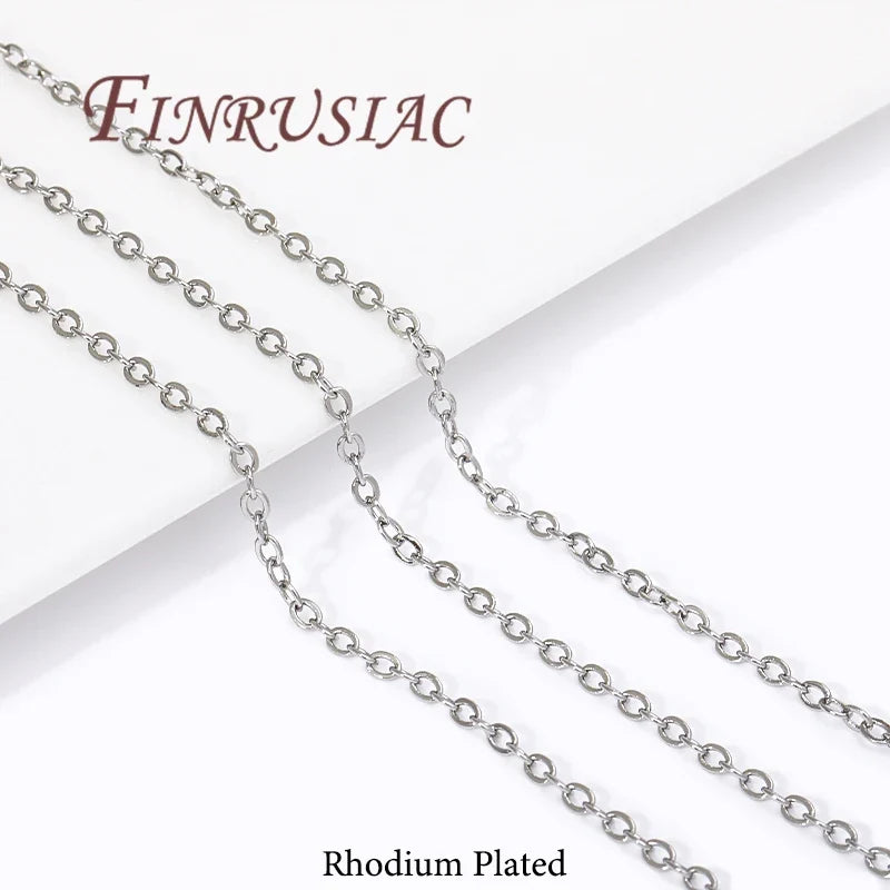 18K Gold Plated O Shape Chain 1.2mm–2mm | DIY Necklace Bulk