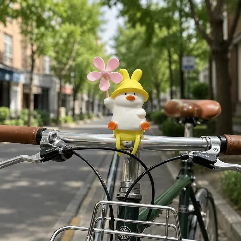 Yellow Windmill Duck Pendant – Bike Ornament & Photo Prop