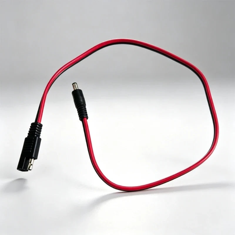 SAE to DC 5.5x2.1mm Power Adapter Cable Set | 14AWG 60cm