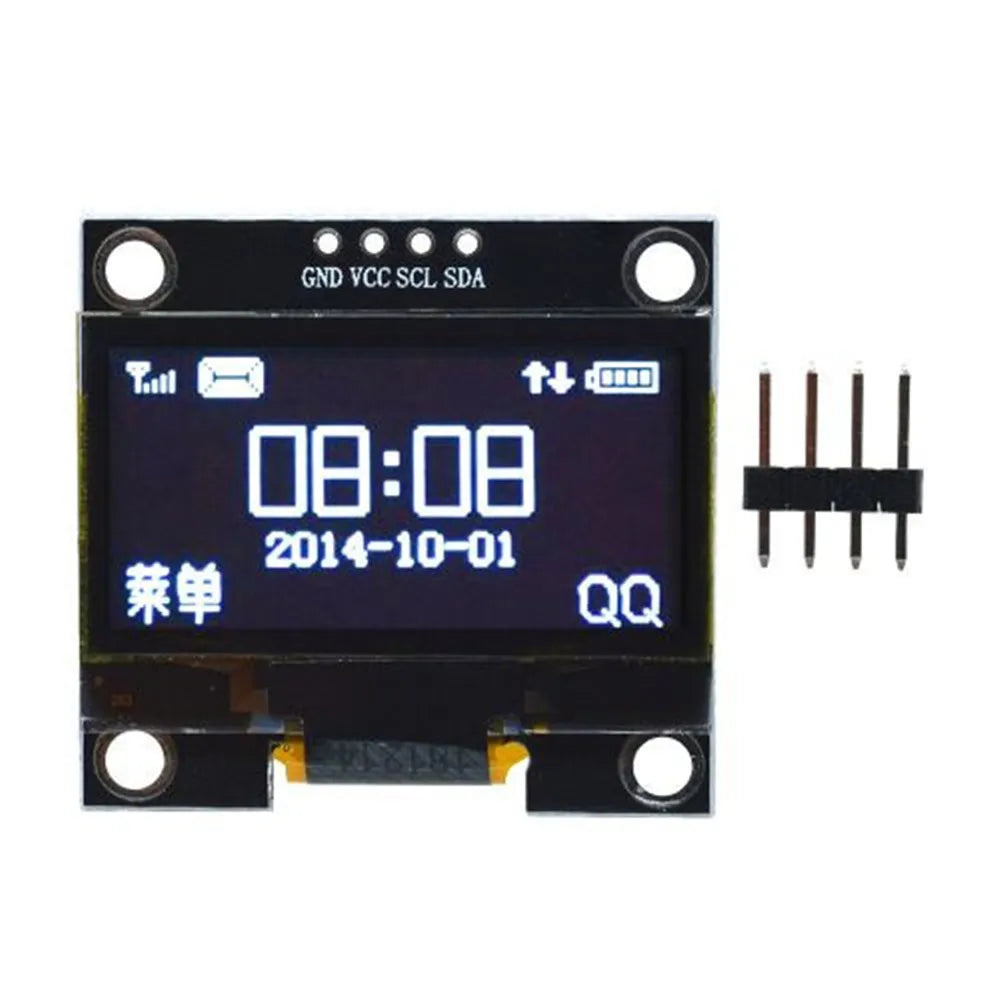 1.3" OLED Display Module 128×64 SSH1106 I²C SPI 3.3–5V