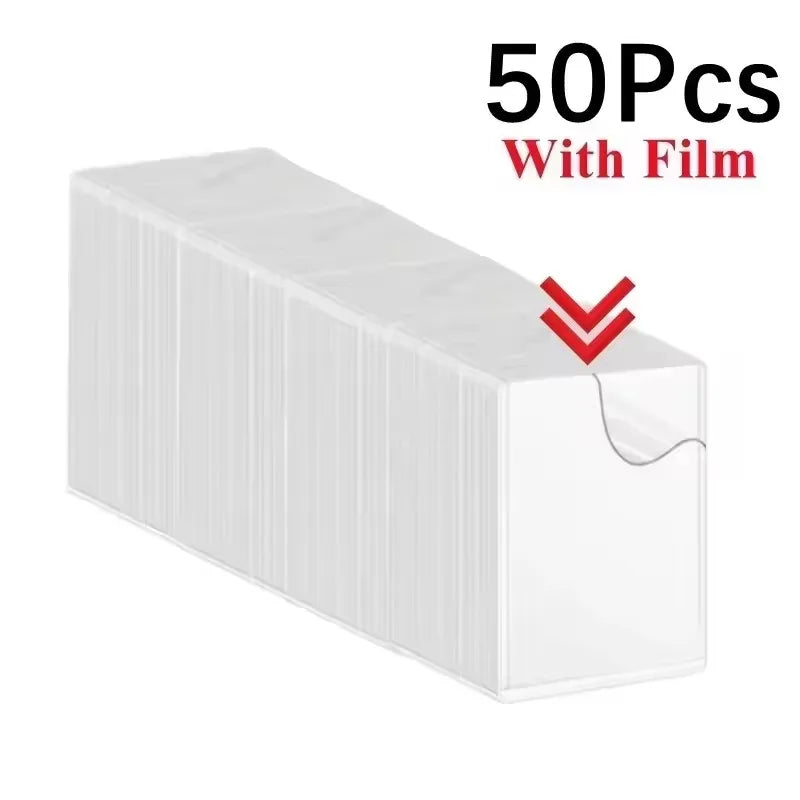 Clear Kpop Card Sleeves PVC Protective Covers 35PT | 1–50 Pcs