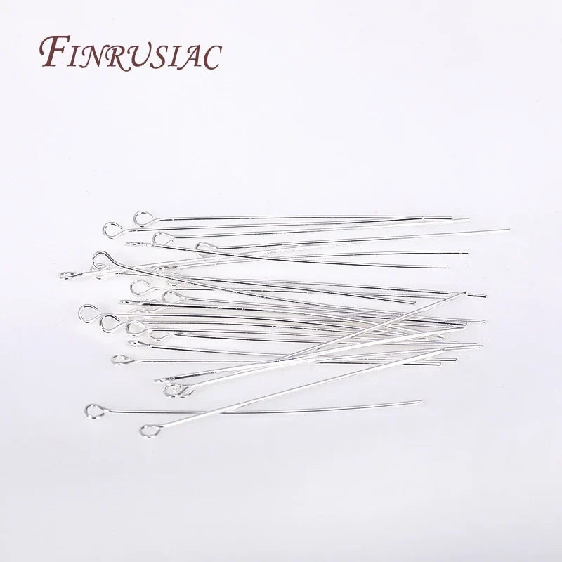 18K Gold Plated Eye Pins 50pcs – DIY Jewelry Making Findings