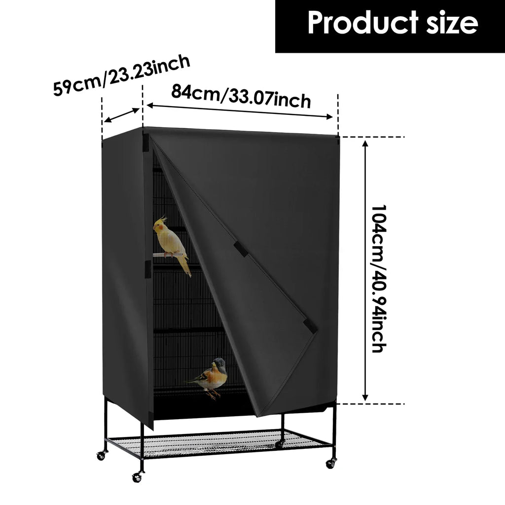 Waterproof Bird Cage Cover – Oxford Night Cover for Parrots