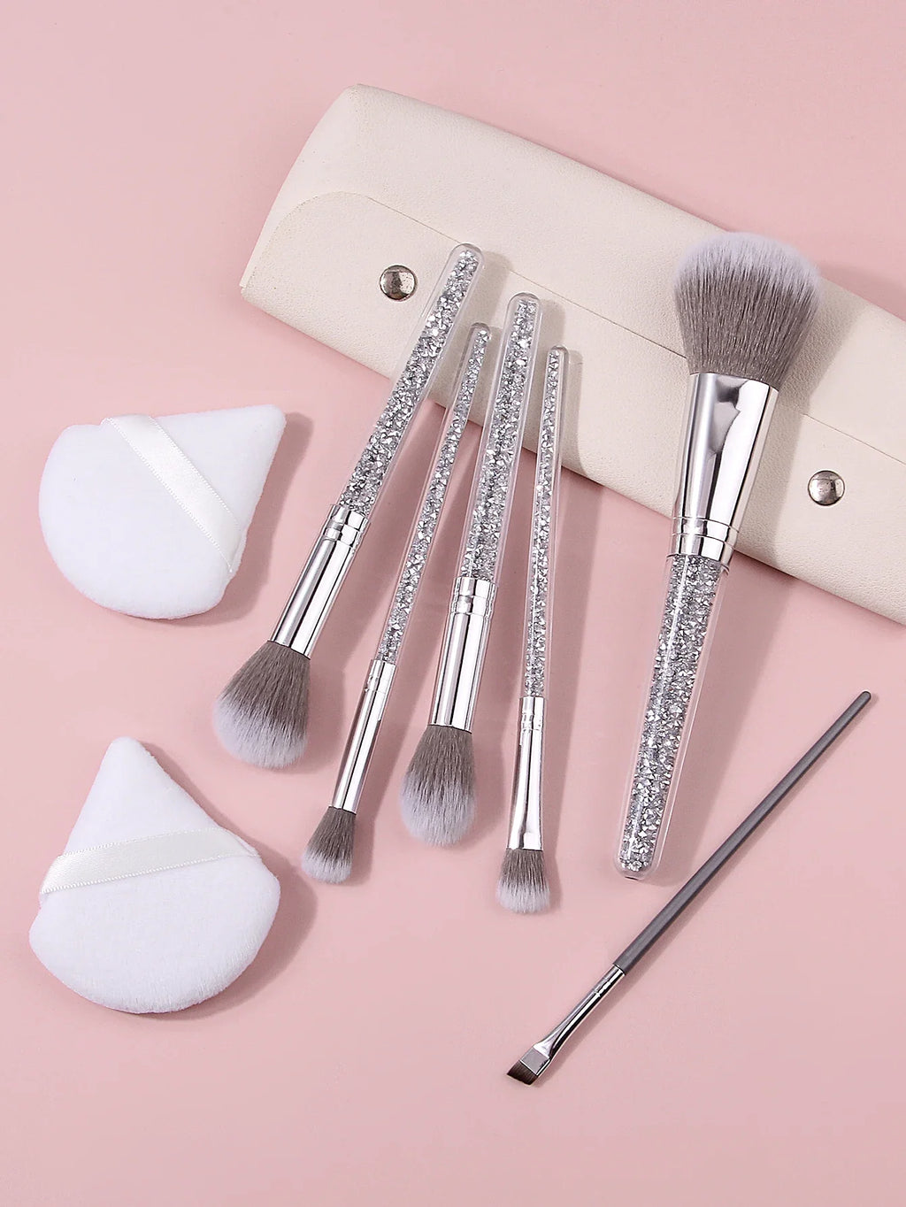 9-Piece Soft Makeup Brush Set – Foundation & Eyeshadow Blending