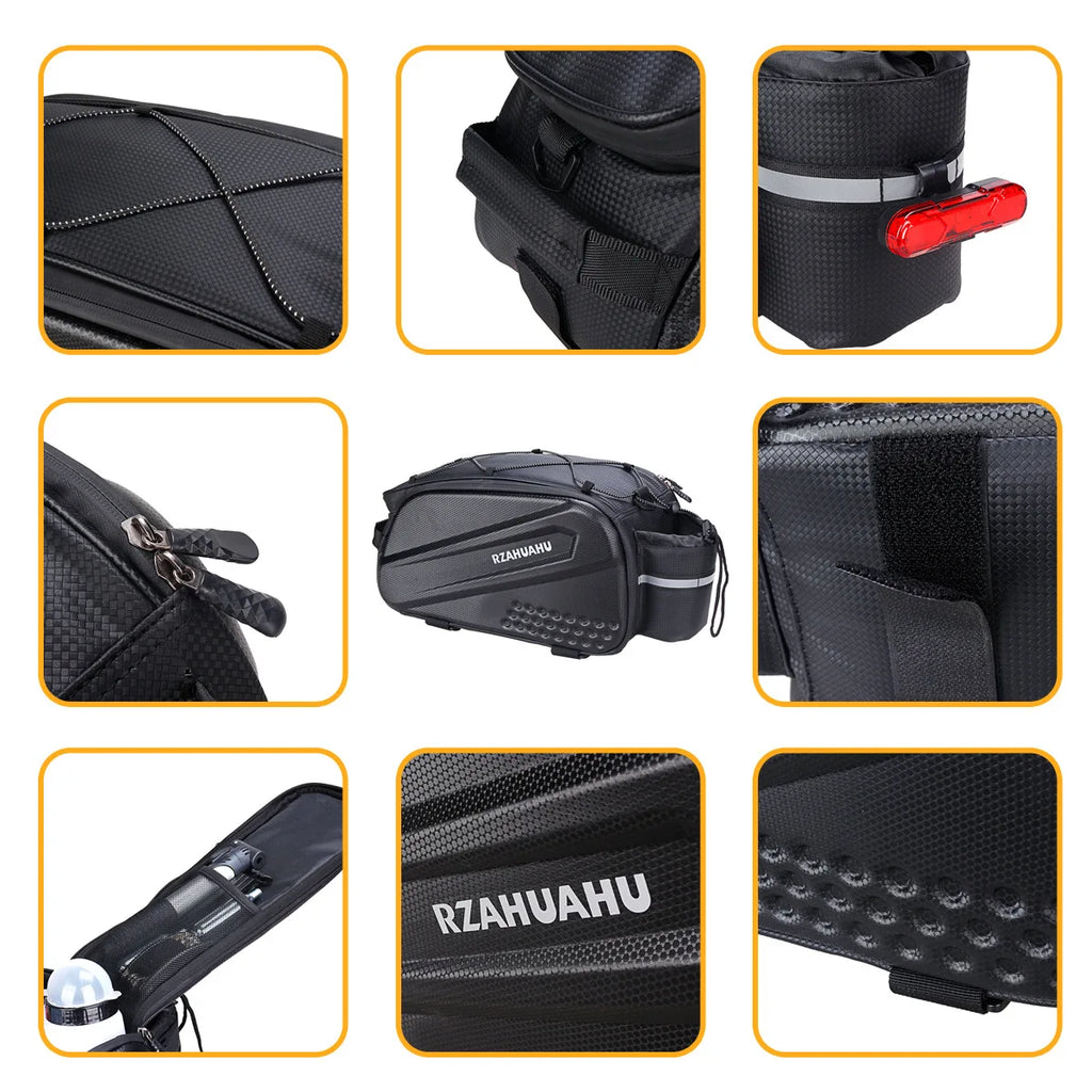Large Waterproof Bicycle Pannier Trunk Saddle Bag | Nixie