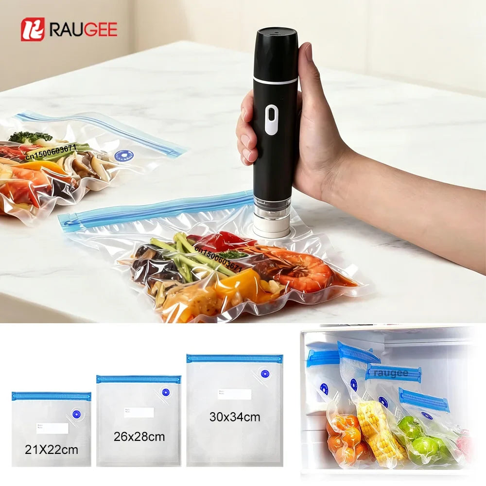 Raugee Mini Electric Vacuum Sealer Pump | USB Rechargeable