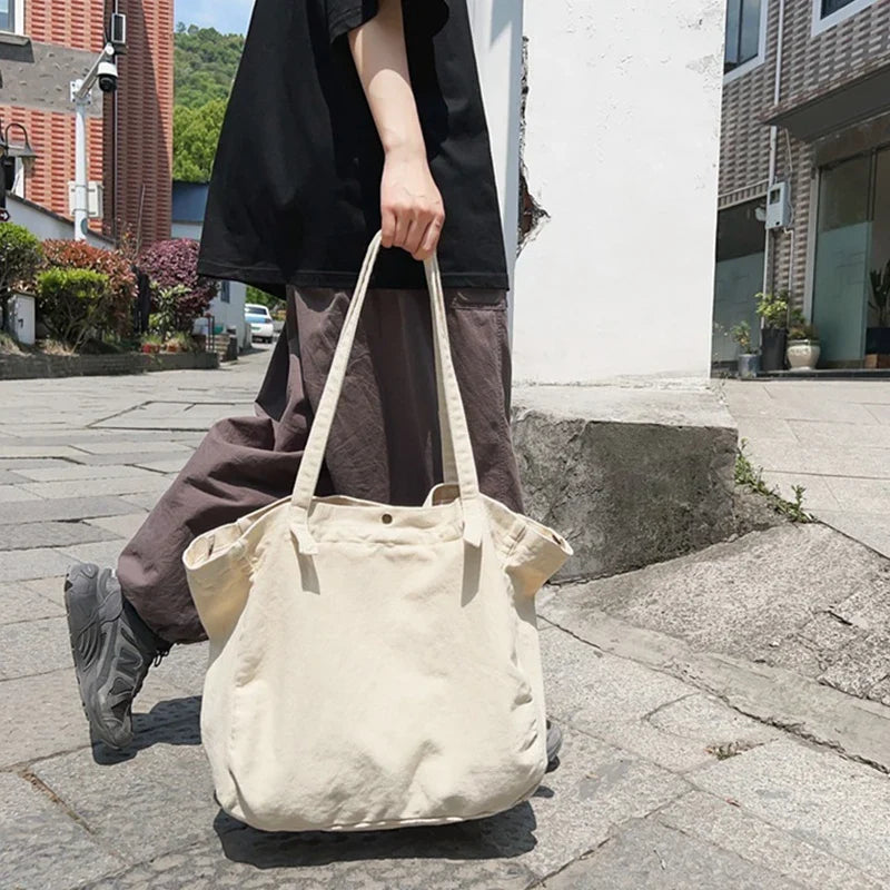 Canvas Tote Bag – Large Crossbody Shoulder Bag for Women