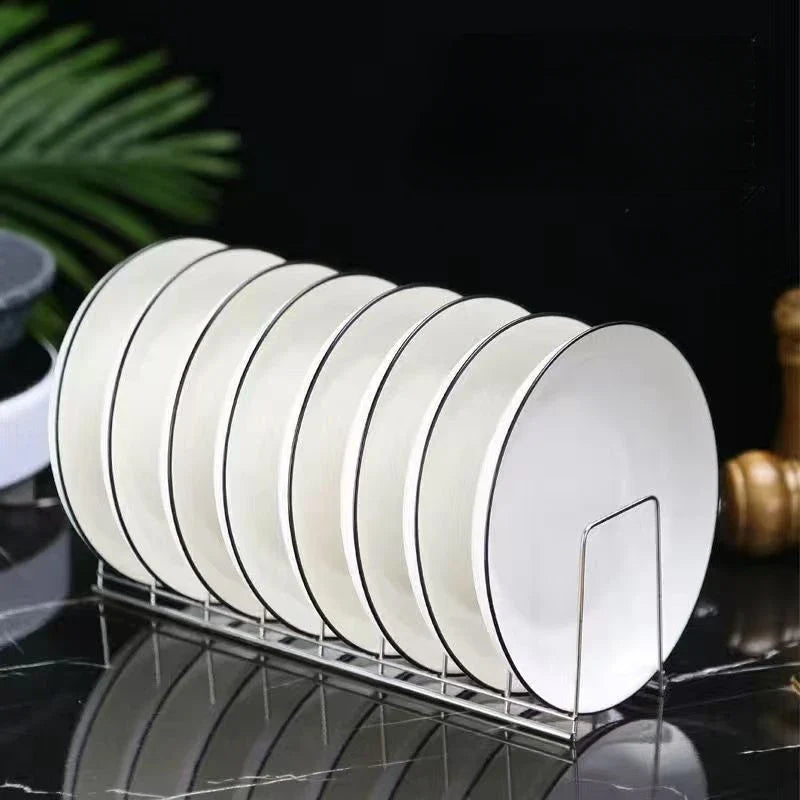 Stainless Steel Dish Drying Rack & Kitchen Countertop Organizer