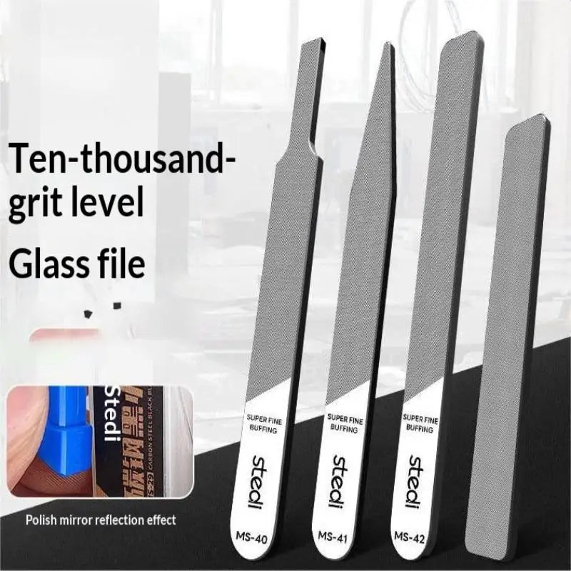 Ultra Fine Glass File – Washable Model Polishing & Nub Removal Tool
