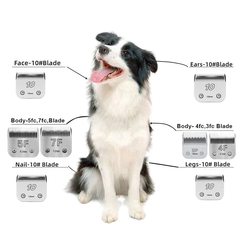 Professional A5 Dog Clipper Blades | Fits Andis & Oster