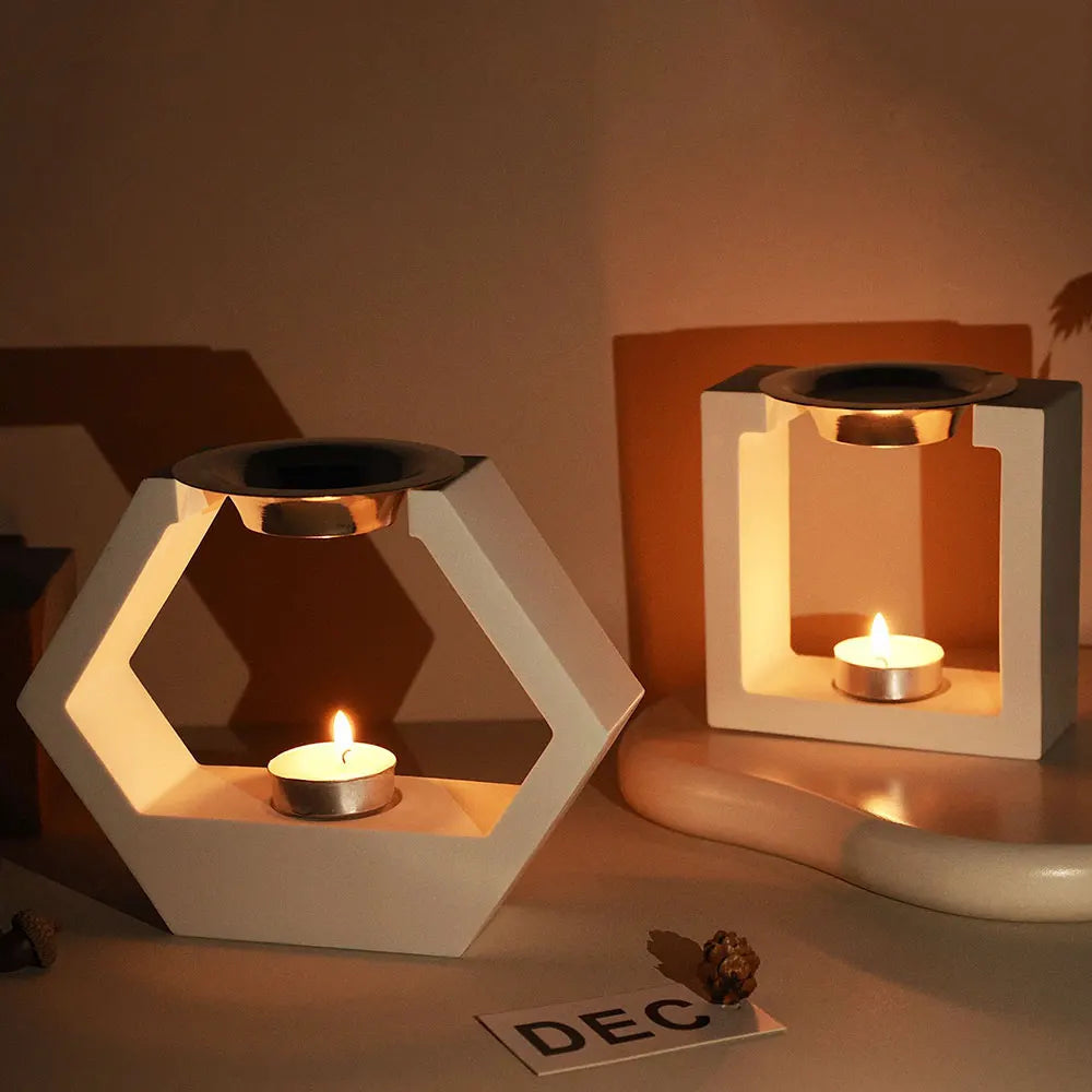 Square Silicone Mold – DIY Candle Holder & Aroma Diffuser Mould