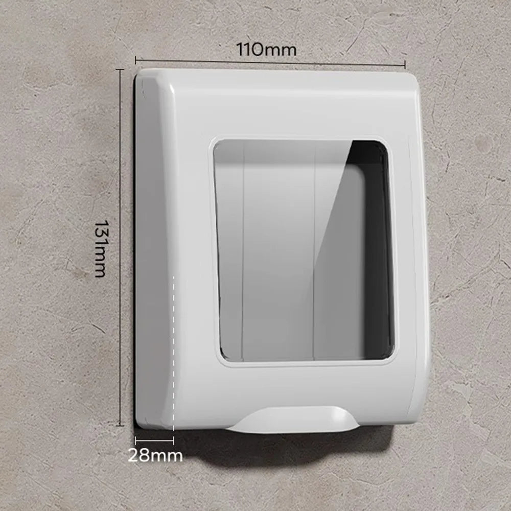 Waterproof Switch Cover | Transparent Splash-Proof Plug Box