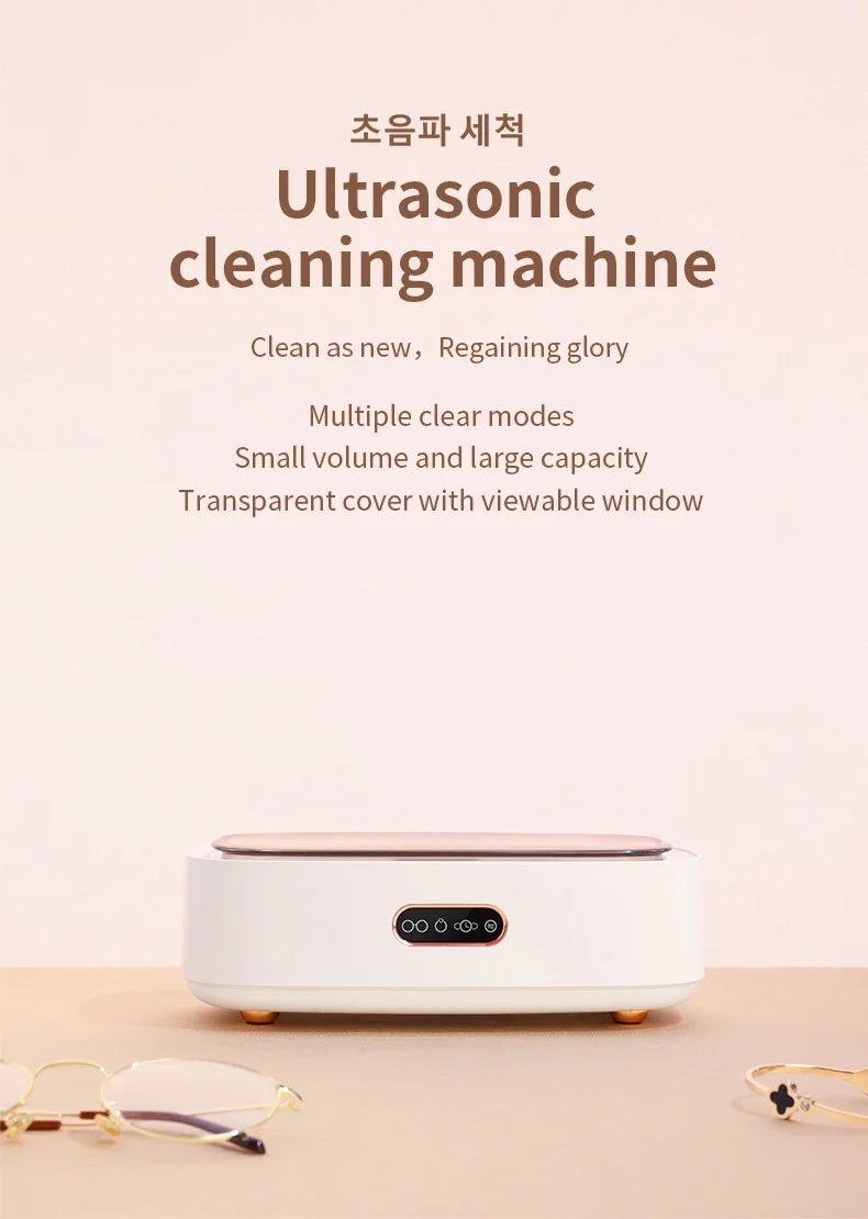Portable 300ml Ultrasonic Cleaner – Jewelry & Glasses