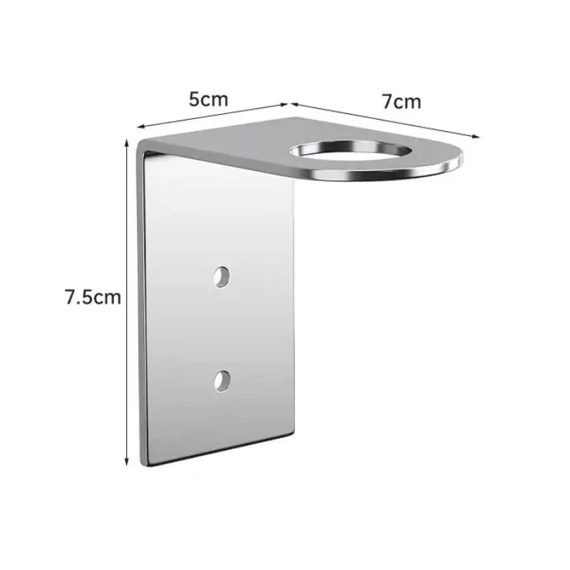 Wall-Mounted Soap Dispenser Holder | No-Drill Stainless Steel