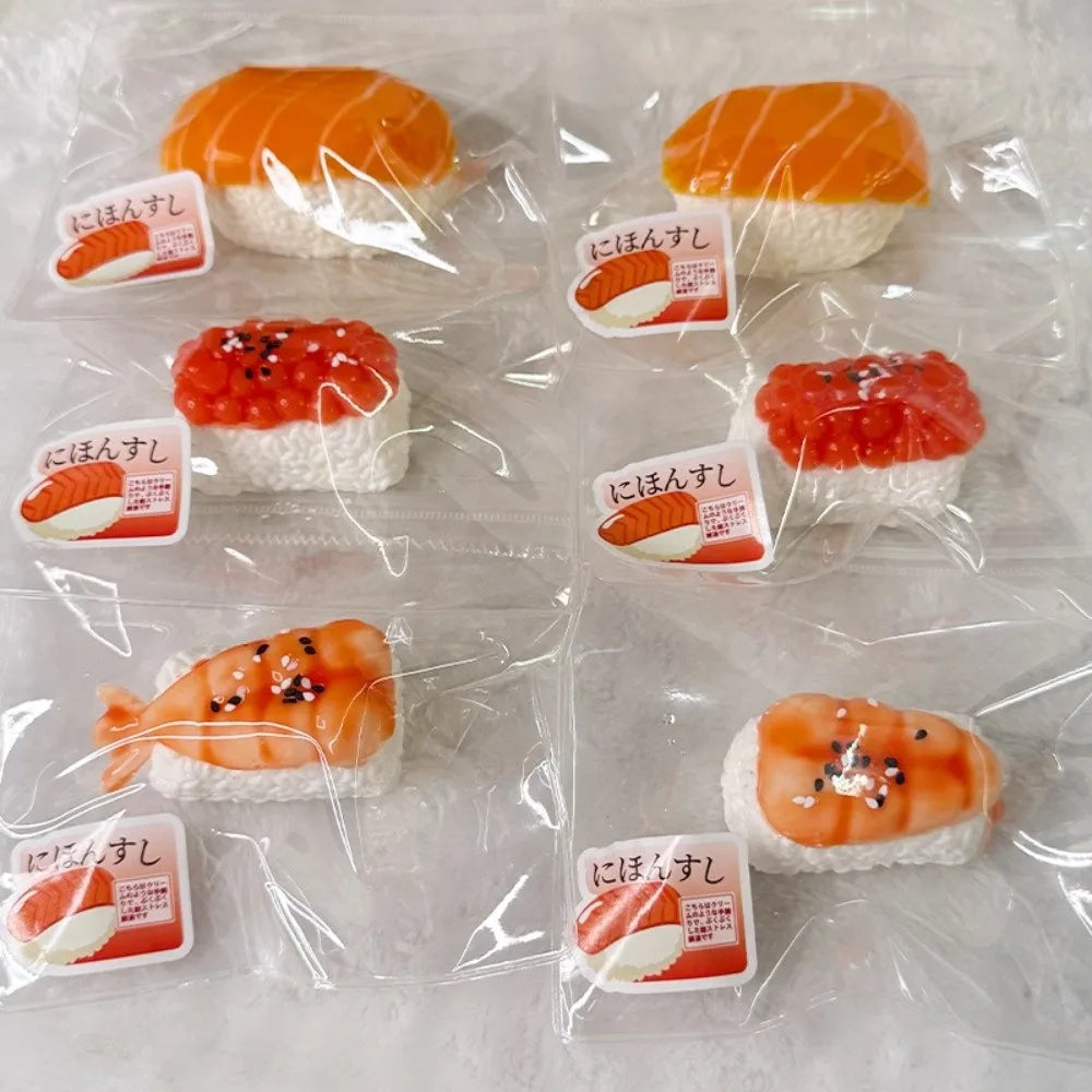 Sushi Squeeze Squishy Toy – Silicone Sensory Fidget Toy