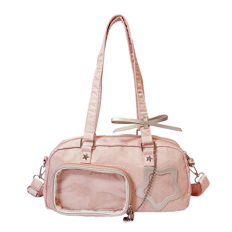 Kawaii Ita Bag Large Tote Crossbody for Anime Merch Display