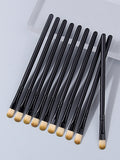 10-Piece Eye Makeup Brush Set – Eyeshadow, Liner & Brow