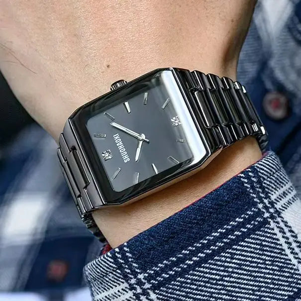 Men's Stainless Steel Quartz Watch – Classic Everyday Style